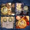 Christmas Decorative 3D Hanging Lights 2 PCS Christmas Window Light Hanging Lighted Window Decorations for Indoor Outdoor Windows Decorations (Snowman, Xmas Tree)