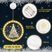 Christmas Decorative 3D Hanging Lights 2 PCS Christmas Window Light Hanging Lighted Window Decorations for Indoor Outdoor Windows Decorations (Snowman, Xmas Tree)