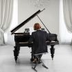 Melodic Folding Adjustable Keyboard Piano Bench Seat Stool Chair Padded X Style