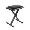 Melodic Folding Adjustable Keyboard Piano Bench Seat Stool Chair Padded X Style