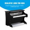 Melodic 25 Keys Kids Electronic Keyboard Piano Toy for Children Hand-Eye Coordination Black