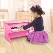 Melodic 25 Keys Mini Electric Keyboard Piano Toy for Children Hand-Eye Coordination Pink