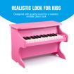 Melodic 25 Keys Mini Electric Keyboard Piano Toy for Children Hand-Eye Coordination Pink