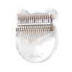 17 Key Kalimba Thumb Piano Finger Mbira Kids Adults Instrument Bear Shaped Transparent