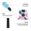 Melodic 21 inch Soprano Ukulele Instrument for Kids Adults Beginners Professionals Blue