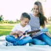 Melodic 21 inch Soprano Ukulele Instrument for Kids Adults Beginners Professionals Blue