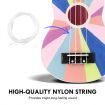 Melodic 21inch Soprano Ukulele Instrument for Kids Adults Beginners Professionals Pink