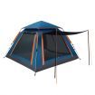 4 Person Instant Pop Up Beach Shade Camping Family Tent Shelter 240x240x156cm Blue
