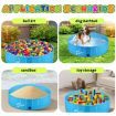 Dog Puppy Swimming Paddling Pool Foldable Washing Bath Tub S Size for Cat Pet