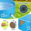 Pet Swimming Pool Dog Paddling Portable Bath Tub Foldable for Cat Pet M Size