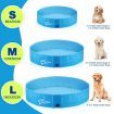 Pet Swimming Pool Dog Paddling Portable Bath Tub Foldable for Cat Pet M Size