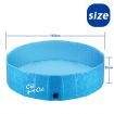 Pet Swimming Pool Dog Paddling Portable Bath Tub Foldable for Cat Pet L Size