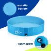 Pet Swimming Pool Dog Paddling Portable Bath Tub Foldable for Cat Pet L Size