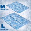 Pet Cooling Mat Dog Pad Cool Gel Cat Bed for Crate Bed Sofa Kennel L Size