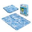 Pet Cooling Mat Dog Pad Cool Gel Cat Bed for Crate Bed Sofa Kennel L Size