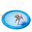 Pet Mat Dog Sprinkler Splash Swimming Paddling Pool Outdoor Water Play Spray Toy130cm