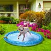 Pet Mat Dog Sprinkler Splash Swimming Paddling Pool Outdoor Water Play Spray Toy130cm