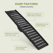 Dog Ramp for Car SUV Truck Pet Safety Stairs Foldable Steps Portable Ladder Non-slip Travel