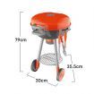 Kids Pretend BBQ Grill Barbeque Playset Toy Set with Sound LED Light Smoke 79x30x35.5CM