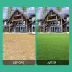 1M X 10M Artificial Synthetic Fake Faux Grass Mat Turf Lawn 12MM Height