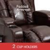 Massage Recliner Chair Electric 8 Point Heated Vibrating Massage Armchair OKIN Lift Motor Lounge Sofa