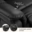 8-Point Heated Vibrating Massage Chair Electric Recliner Armchair Lounge Sofa with USB Charge Port