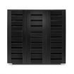 4 Tier Wooden Shoe Storage Cabinet Shoe Rack Shelf Organiser for 30 Pairs Shoes Black
