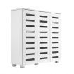 4 Tier Wooden Shoe Storage Cabinet Shoe Rack Shelf Organiser for 30 Pairs Shoes White