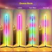 Corner Floor Lamp - RGB Color Changing Mood Lighting, 46 inch Metal Standing Lamp for Living Room, Bedroom 15W