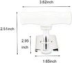Jar Opener Adjustable Stainless Steel Lids Off Easy Jar Opener for 0.98-3.93inch Bottle Can (White)