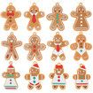 43pcs Gingerbread Man Pirates Ornaments for Christmas Tree Decorations Hanging