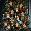 43pcs Gingerbread Man Pirates Ornaments for Christmas Tree Decorations Hanging