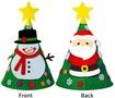 3D DIY Felt Christmas Tree Decorations for Kids New Year Gift 70x50cm