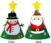 3D DIY Felt Christmas Tree Decorations for Kids New Year Gift 70x50cm