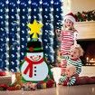 3D DIY Felt Christmas Tree Decorations for Kids New Year Gift 70x50cm
