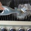 BBQ Grill Steam Cleaner Brush Heavy Duty Cleaning Tool for All Grill Types Ideal Grill Accessories for Outdoor Cooking