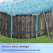 Bestway Oval Above Ground Swimming Pool Portable Backyard Outdoor Pool Set with Filter Pump 6.10x3.66x1.22m