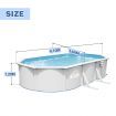 Bestway Premium Pool Set Above Ground Luxury Swimming Bath Spa Oval