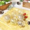 24 x 6cm Balls Decoration Party Ornaments Christmas Tree Balls Col Gold