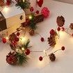 20 LED Christmas Garland String Lights Pine Cone Led String 2m