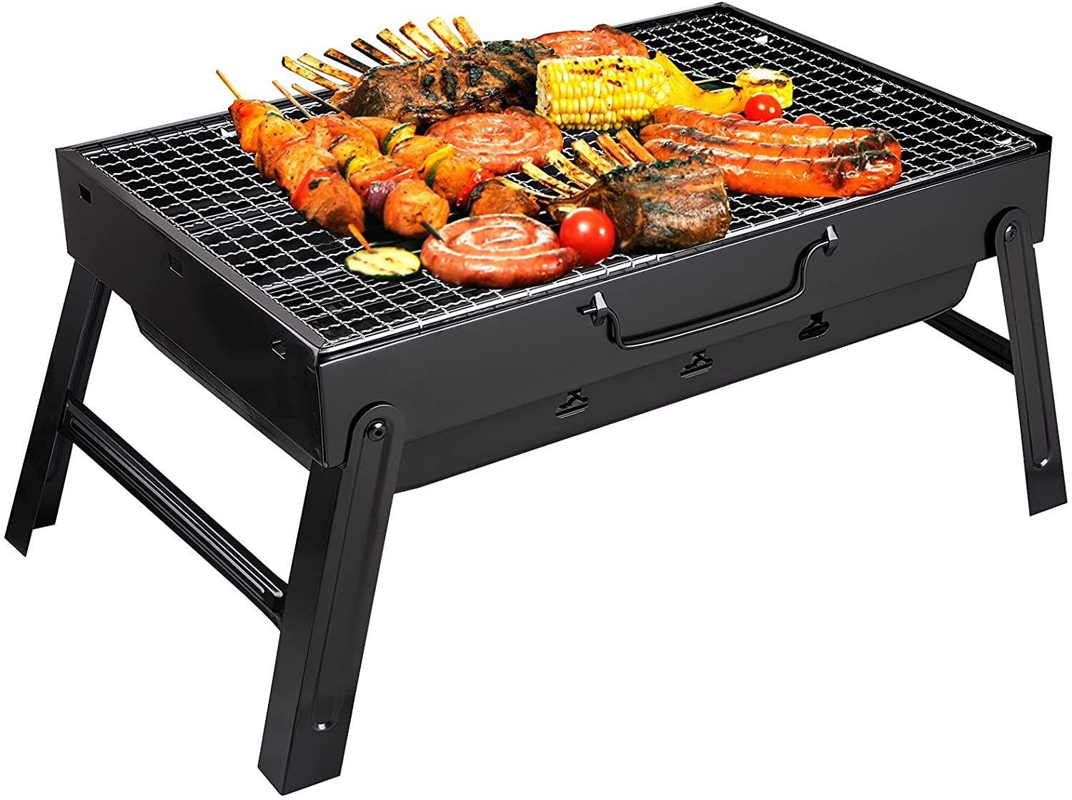 Portable Charcoal Grill, Charcoal BBQ Grill for Camping Picnic,Indoor