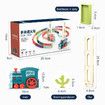 Kids Electric Domino Train Car Set Sound & Light Automatic Laying Dominoes Brick Blocks Game Educational DIY Toy Gift