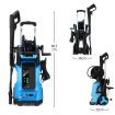 Electric Smart High Pressure Washer Cleaner Water Cleaning Sprayer LCD with Spray Gun Hose
