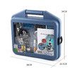 Kids Microscope Set with 1200X Magnification and 28 Pieces Educational Science Kit with Plastic Slides Carrying Box for Learning