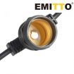 EMITTO 20M Festoon String Lights Christmas Wedding Party Waterproof Outdoor