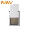 PaWz Aluminium Pet Access Door Dog Cat Dual Flexi Flap For Wooden Wall M