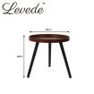 Levede Side End Table Sofa Coffee Table Storage Bedside Table Plant Stand Wooden