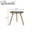 Levede Side End Table Sofa Coffee Table Storage Bedside Table Plant Stand Wooden