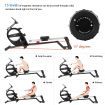 Genki Magnetic Rowing Machine Home Gym Exercise Equipment Rower Workout 15 Levels