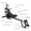 Genki Magnetic Rowing Machine Home Gym Exercise Equipment Rower Workout 15 Levels